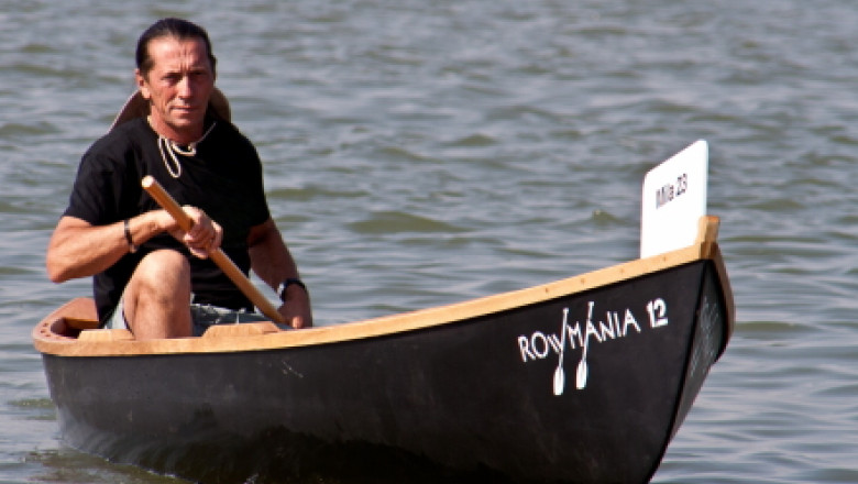 Ivan Patzaichin a dat startul celei de-a treia editii a festivalului barcilor cu vasle Imagine