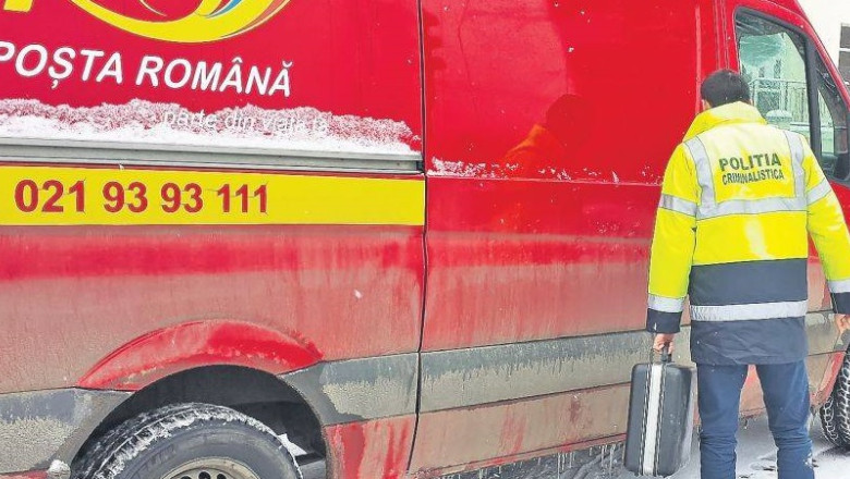 Jaf la Posta, in Medgidia. Hotii au plecat cu 470.000 de lei si cu masina oficiului postal Imagine