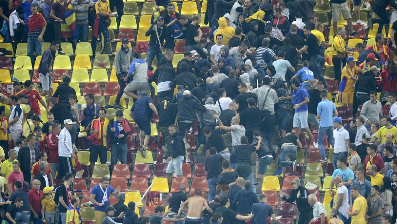 Jandarmeria separa suporterii la meciul cu Turcia. Stelistii vor sta la peluza nord Imagine
