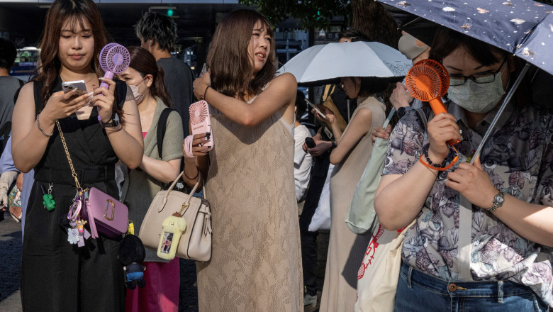 Japonia a inregistrat cea mai ridicata temperatura din istoria masuratorilor: s-a dublat numarul oamenilor internati din cauza caldurii Imagine