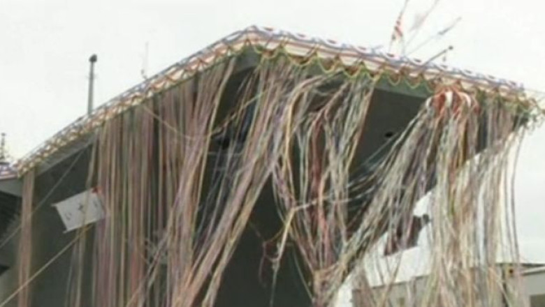 Japonia a lansat un nou portelicopter. Nava urmeaza sa ia parte la actiuni umanitare Imagine