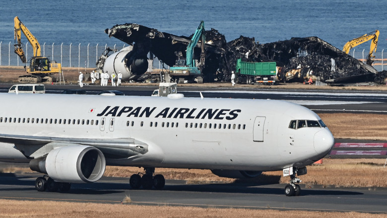 Japonia inaspreste controalele traficului aerian dupa accidentul aviatic de pe aeroportul din Tokyo Imagine