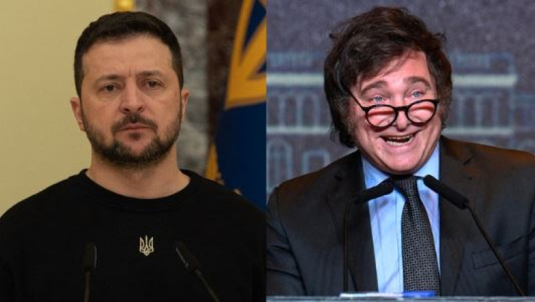 Javier Milei a vorbit la telefon cu Zelenski. Presedintele Argentinei i-a spus ca vrea sa organizeze un summit Ucraina-America Latina Imagine