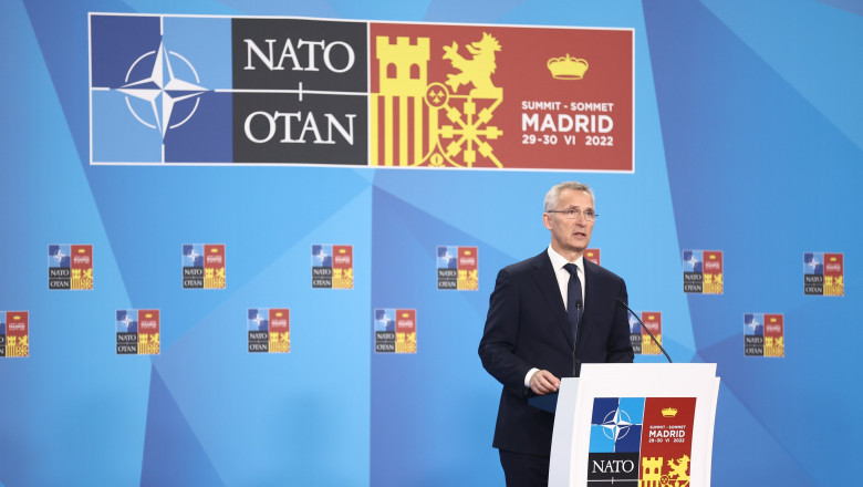 Jens Stoltenberg, la finalul summitului de la Madrid: „NATO nu este un monolit, dar este capabil sa se uneasca in momente importante” Imagine
