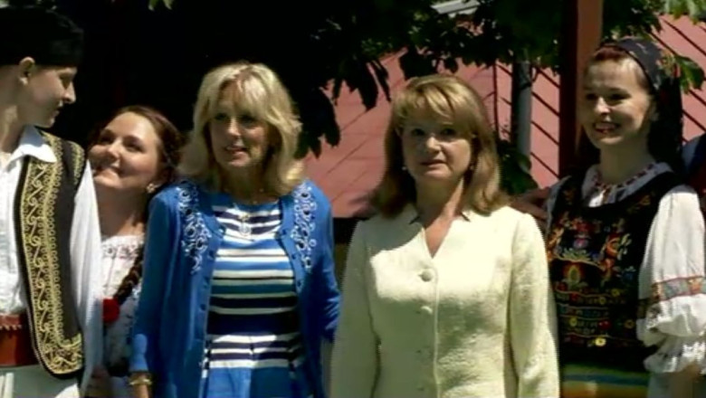 Jill Biden, la Muzeul Satului: Aceasta vizita imi va ramane in inima Imagine