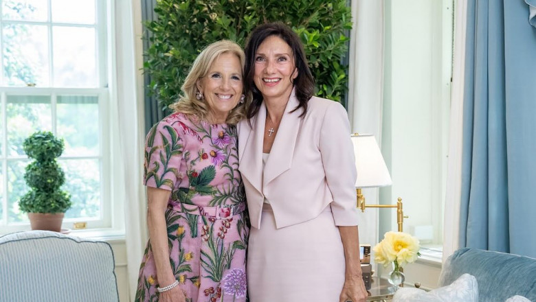 Jill Biden, mesaj pentru Carmen Iohannis: „A fost minunat sa te primesc la Casa Alba” Imagine