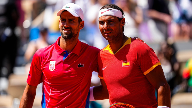 JO 2024. Djokovic l-a eliminat pe Nadal in turul al doilea al competitiei olimpice Imagine
