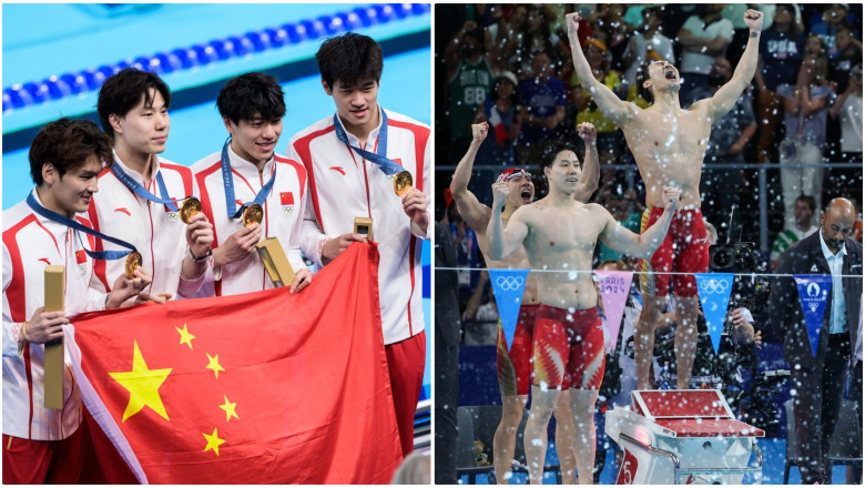 JO 2024: Explozie de bucurie pe retelele sociale din China dupa victoria echipei de inot. Domnia de zeci de ani a SUA s-a terminat Imagine