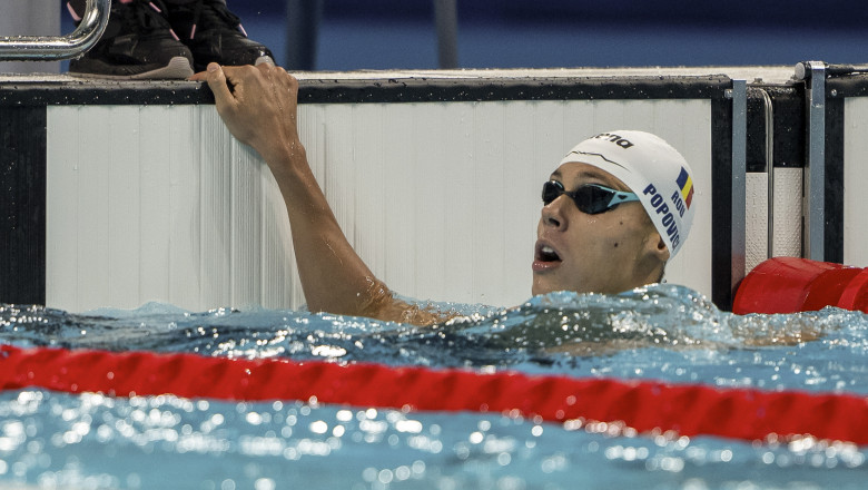 JO 2024. Primul mesaj al lui David Popovici dupa bronzul la 100 m liber Imagine
