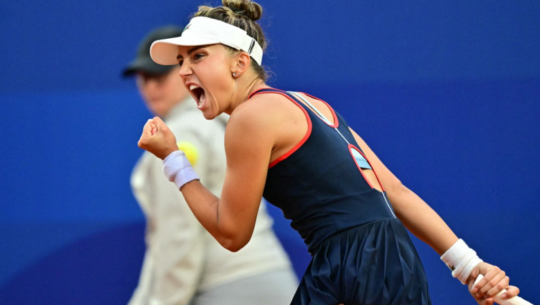 JO 2024. Victorie mare pentru Jaqueline Cristian la turneul olimpic de tenis. Romanca a invins-o pe Caroline Garcia Imagine