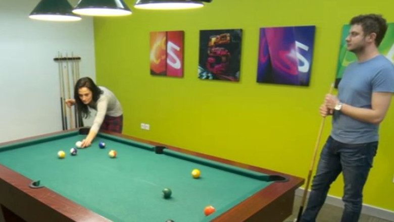 Joaca de la serviciu. Companiile multinationale amenajeaza spatii de relaxare pentru angajati Imagine