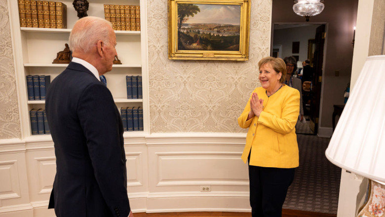 Joe Biden a confundat-o pe Angela Merkel cu fostul cancelar german Helmut Kohl Imagine