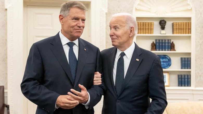 Joe Biden a multumit Romaniei la intalnirea cu Klaus Iohannis. „Ati depasit toate asteptarile” Imagine