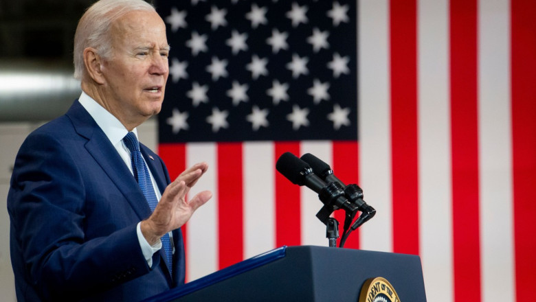 Joe Biden condamna „brutalitatea absoluta” a bombardamentelor rusesti in Ucraina Imagine