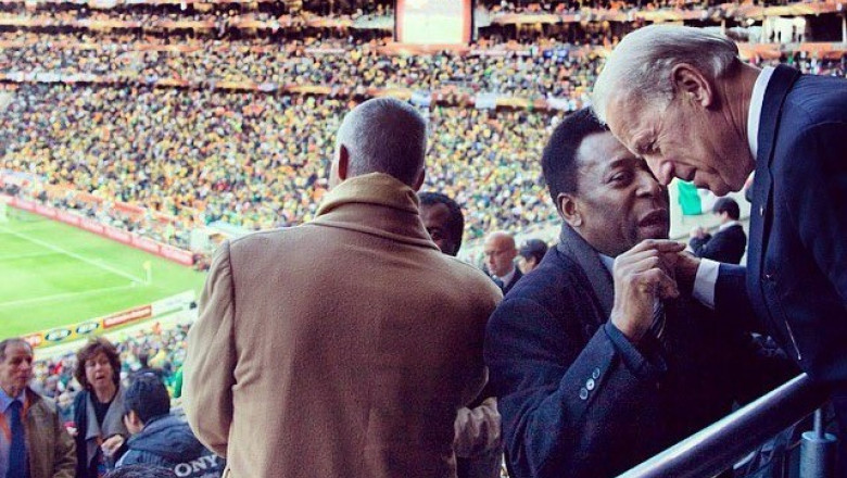 Joe Biden gafeaza si il compara pe Pele cu David Beckham Imagine
