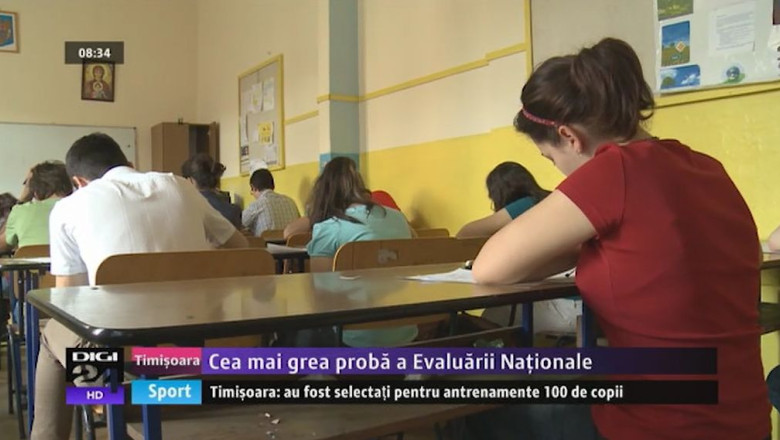 Joi, cea mai grea proba a Evaluarii Nationale: Matematica! Imagine