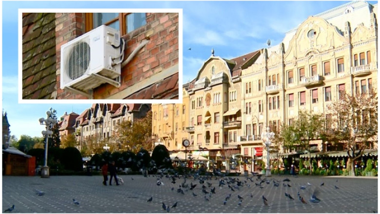 Jos aparatele de aer conditionat! Primaria Timisoara cere curatarea fatadelor cladirilor istorice din centru Imagine