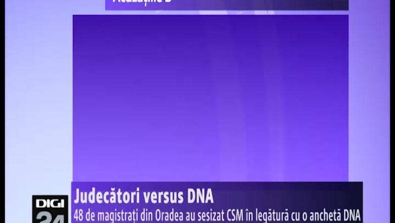 Judecatori versus DNA. 48 de magistrati din Oradea au sesizat CSM in legatura cu o ancheta DNA Imagine