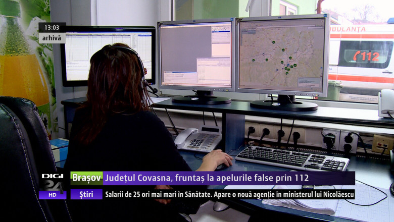 Judetul Covasna, fruntas la apelurile false prin 112 Imagine