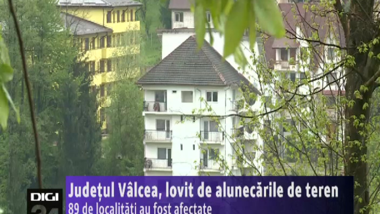Judetul Valcea, lovit de alunecarile de teren Imagine