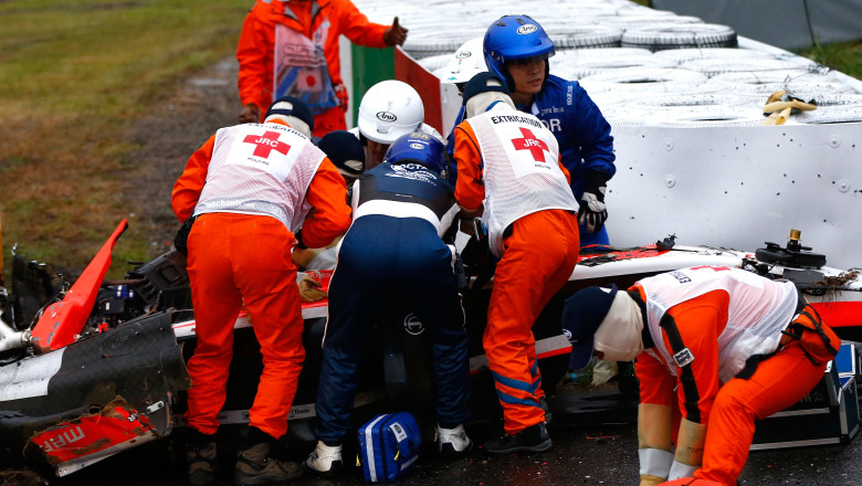 Jules Bianchi a fost scos din coma artificiala, dar este in continuare inconstient Imagine