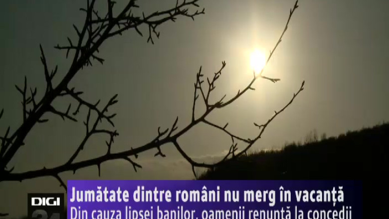 Jumatate dintre romani nu merg in vacanta. Din cauza lipsei banilor, oamenii renunta la concedii Imagine