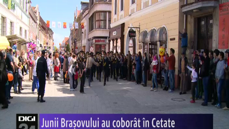 Junii Brasovului au coborat in Cetate Imagine