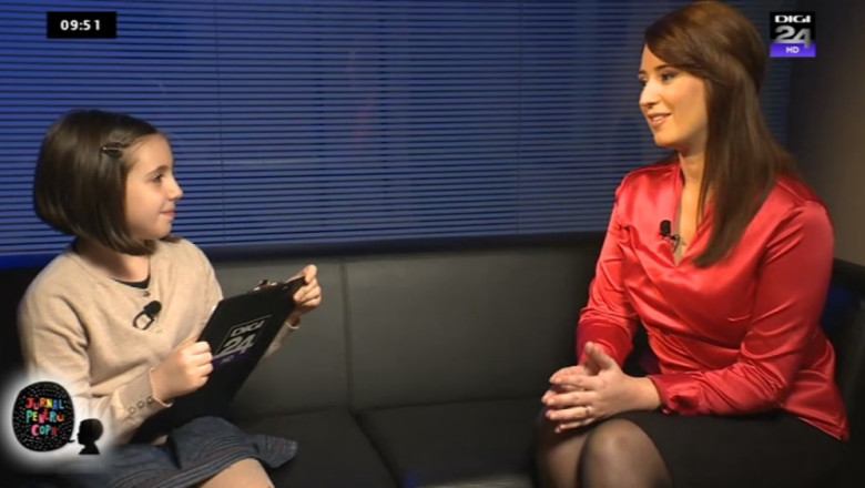 JURNAL PENTRU COPII. Sanda Nicola: Inca mai am emotii in fata unor oameni pe care ii admir Imagine