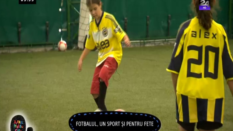 JURNAL PENTRU COPII. Si fetele pot deveni mari fotbaliste Imagine