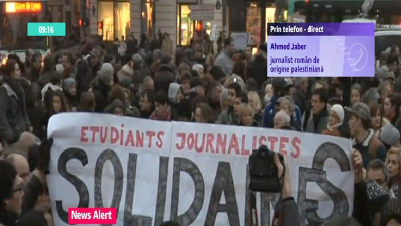 Jurnalist de origine palestiniana, despre atacul terorist din Paris: Este o actiune organizata. Au fost manipulati oameni fanatici Imagine