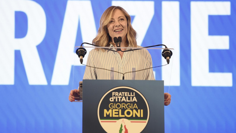 Jurnalista italiana, condamnata sa-i plateasca 5.000 de euro Giorgiei Meloni, dupa ce a facut glume pe seama inaltimii ei Imagine