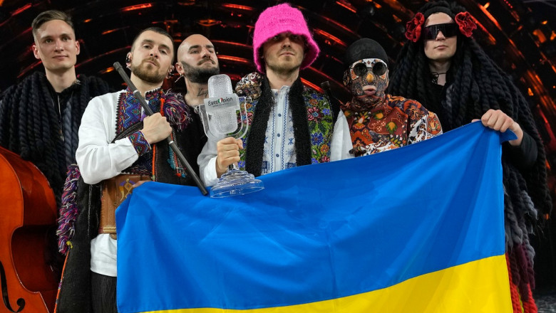 Kalush Orchestra a vandut trofeul Eurovision. Cu suma obtinuta se vor cumpara trei drone pentru Ucraina Imagine