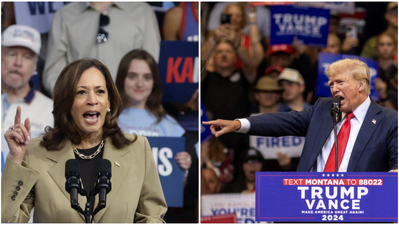 Kamala Harris il ataca din ce in ce mai dur pe Trump. Republicanul promite sa o „demaste” la dezbatere Imagine
