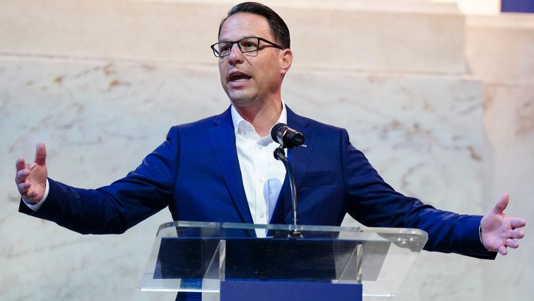 Kamala Harris l-ar putea propune vicepresedinte pe Josh Shapiro, guvernatorul Pennsylvaniei Imagine