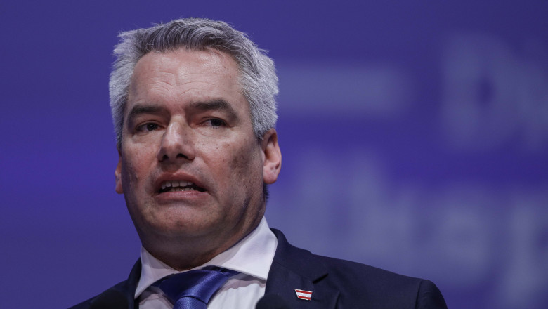Karl Nehammer a primit mandat din partea presedintelui austriac pentru a forma un nou guvern Imagine