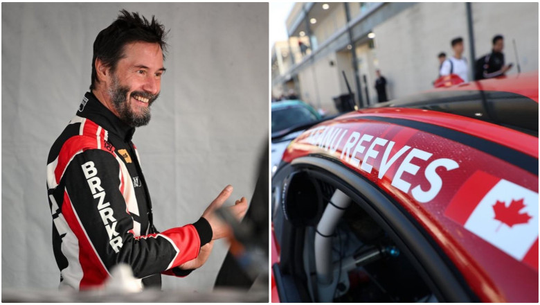 Keanu Reeves a debutat ca pilot de curse auto la Indianapolis Motor Speedway Imagine