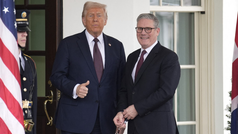 Keir Starmer, primit de Trump la Casa Alba. Acordul cu Ucraina privind minereurile va fi o „plasa de siguranta”, spune liderul SUA Imagine