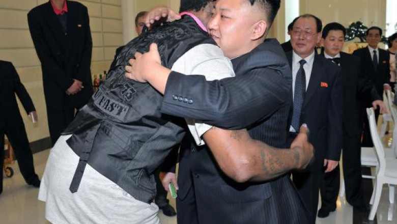 Kim Jong-un a implinit 31 de ani. Dennis Rodman i-a cantat „La Multi Ani!” liderului nord-coreean Imagine