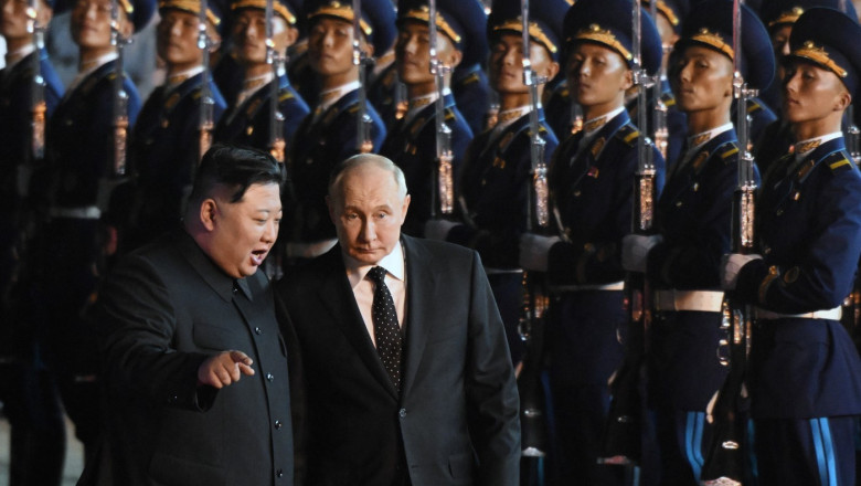 Kim Jong-un promite Moscovei sprijin neconditionat in conflictul cu Ucraina: „Rusia va obtine victoria in cauza sa sfanta” Imagine