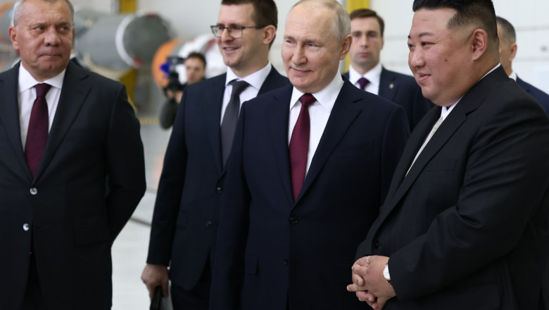 Kim l-a invitat pe Putin sa viziteze Coreea de Nord, iar presedintele rus a acceptat Imagine