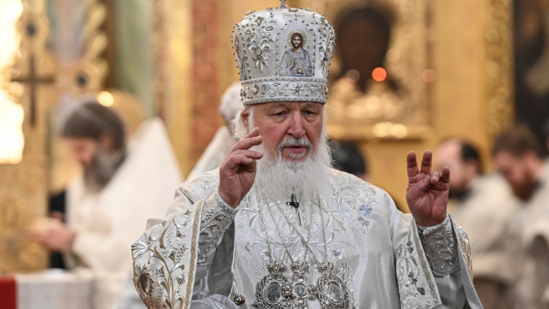 Kirill, la liturghie: ”Orice dorinta de a distruge Rusia va insemna sfarsitul lumii” Imagine