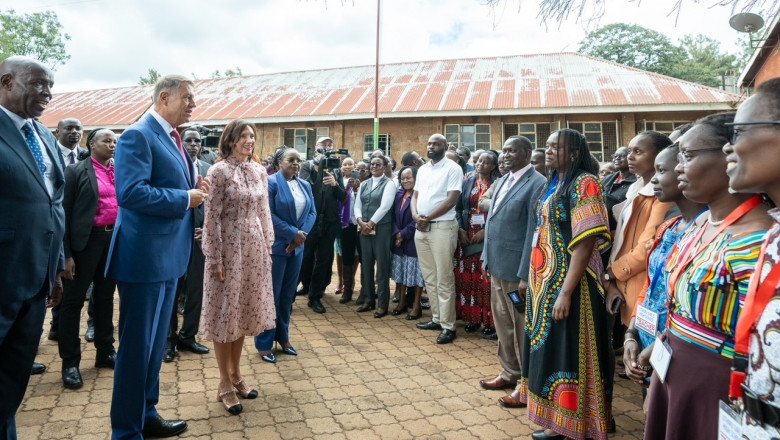 Klaus Iohannis, in Kenya, despre viata de presedinte: E un privilegiu, dar timpul nostru liber impreuna s-a diminuat Imagine