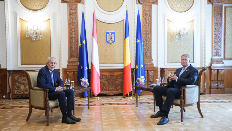 Klaus Iohannis, intalnire cu presedintele Austriei: Apreciez sprijinul pentru aderarea Romaniei la Schengen cat mai curand posibil Imagine