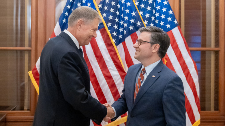 Klaus Iohannis, intrevedere la Washington cu presedintele Camerei Reprezentantilor din Congresul SUA Imagine