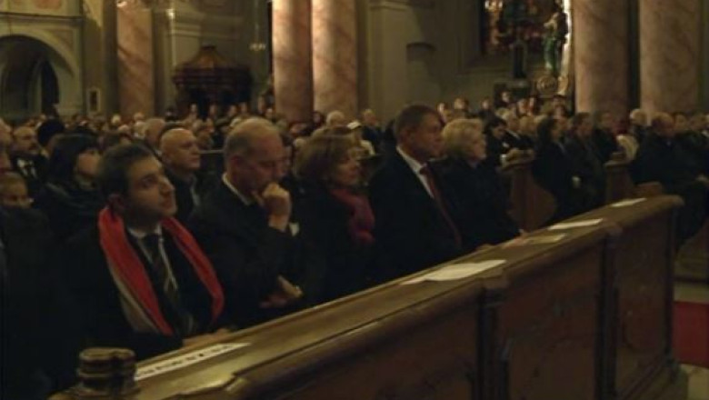 Klaus Iohannis, invitat de onoare la un concert de muzica clasica in Sibiu Imagine