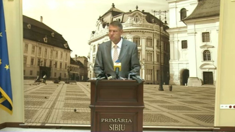 Klaus Iohannis isi da demisia din functia de primar al Sibiului pe 2 decembrie Imagine
