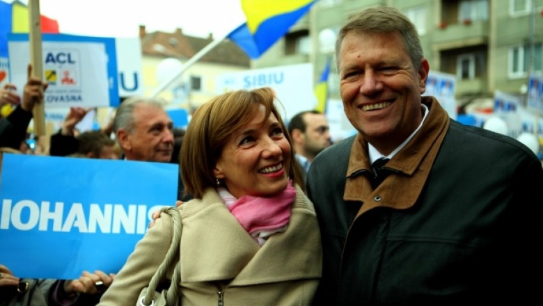 Klaus Iohannis, la Sibiu de Craciun Imagine