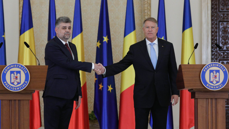 Klaus Iohannis: „Nu este nicio surpriza, il desemnez pentru pozitia de prim-ministru al Romaniei pe Marcel Ciolacu” Imagine