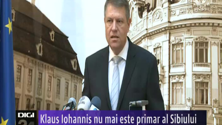 Klaus Iohannis nu mai este primar al Sibiului Imagine