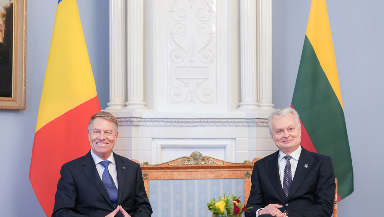 Klaus Iohannis s-a intalnit cu presedintele Lituaniei: „Am transmis aprecierea pentru sprijinul pentru aderarea la Schengen” Imagine